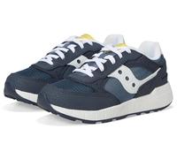 Saucony Eclipse Kidz - Tenis Unisex para niños, Azul Marino/Blanco, 12 Wide Big Kid