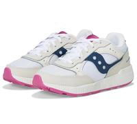 Saucony Eclipse Kidz - Tenis Unisex para niños, Blanco, Rosado, Azul Marino (White/Navy/Pink), 6 Big Kid