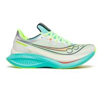 SAUCONY Endorphin Pro 5 W - Mujer - Gris / Negro / Azul - talla 38 1/2- modelo 2026