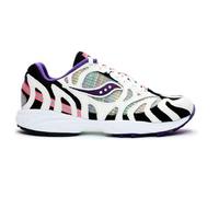 Saucony Grid Azura 2000 - Zapatillas Deportivas para Mujer, Color Blanco, Negro y neón, Estilo Retro, Modelo S70490-1, EU 37