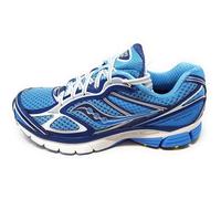 Saucony Guide 7, Zapatillas de running modelo S60936-1, azul marino y azul, malla transpirable, tecnología Progrid, suela de goma, Azul Marino Y Azul Claro, 41 EU