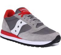 SAUCONY Jazz Original Cordones 80s Retro Hombre Zapatillas En Gris Blanco GB 6
