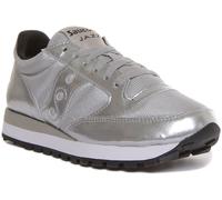 Saucony Jazz Original Zapatillas De Mujer Con Cordones Plateado Talla UK 3 - 8