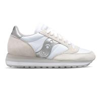 Saucony Zapatillas Jazz Triple para Mujer, Blanco y Plateado, 37.5 EU