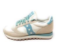Saucony Jazz - Zapatillas unisex modelo S2044 736 Beige (Tofu/Blue Surf), ante y nailon, estilo casual retro para correr, Beige Tofu Blue Surf, 44 EU