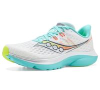 Saucony Kinvara 16 para mujer, Blanco/aguamarina, 11.5