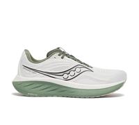 Saucony Men's Ride 18 Sneaker, White/Olivine, 10