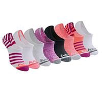 Saucony No Show Cushioned Invisible Liner Socks, Available in S-l (8, 16 Pairs) Calcetines con Forro, Berry (8 Pares), Pack Mujer