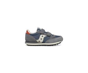 Saucony Originals Jazz Double HL, Zapatillas, Gris Azul Naranja, 33 EU