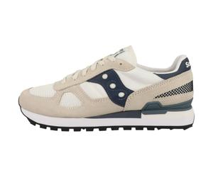 Saucony Originals Shadow Original para Hombre, Blanco/Azul Marino, 8