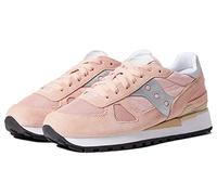Saucony® Originals Shadow Original Summer Shoes for Women - Rubber Tread Pattern - TPU Heel - Lace-up Closure Pink/Silver 9.5 B - Medium