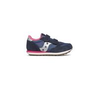 Saucony Originals Tenis Unisex Jazz Double HL para niños, Navy Silver Pink, 31 EU