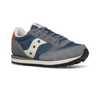 Saucony Originals Tenis Unisex Jazz Original para niños, Gris Azul Naranja, 27 EU