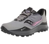 Saucony Peregrine 12 GTX, Zapatillas para Correr Mujer, Alloy/Quartz, 38.5 EU
