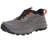 Saucony Peregrine 13 GTX, Zapatos para Correr Hombre, Gravel/Black, 43 1/3 EU