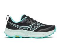 Saucony Peregrine 16 GTX - Zapatillas de trail running para mujer, color negro y aguamarina, Black, 38 EU