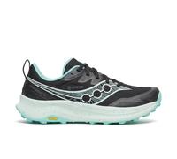 Saucony Peregrine 16 GTX - Zapatillas de trail running para mujer, color negro y aguamarina, Black, 38.5 EU