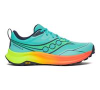Zapatillas de running hombre, Saucony Peregrine 16 verde amarillo naranja 43