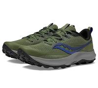 Saucony Peregrino 13, Zapatillas para Carreras de montaña Hombre, Glade Black, 44 EU