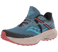 Saucony Ride 15, Zapatillas para Correr Mujer, Mist/Ember, 42 EU