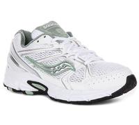 Saucony Ride Millennium Y2K Metálico Zapatillas de Mujer en Blanco Verde Ru 3-8