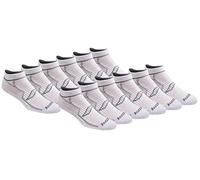 Saucony Rundry Bolt Performance No-Show Socks, Available in M-XXL (6, 18 Pairs) Calcetines para Correr, Blanco (12 Pares), L (Pack Hombre