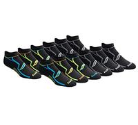 Saucony Rundry Bolt Performance No-Show Socks, Available in M-XXL (6, 18 Pairs) Calcetines para Correr, Negro (12 Pares), L (Pack Hombre