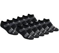 Saucony Rundry Mesh Ventilating Comfort Fit Performance No-Show Socks, Available in M-XXL (6, 18 Pairs) Calcetines para Correr, Black Basic (12 Pares), XL (Pack de 24) para Hombre
