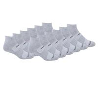 Saucony Rundry Mesh Ventilating Comfort Fit Performance Quarter Socks (6, Pairs) Calcetines para Correr, Gris (12 Pares), Shoe Size: 8-12 (Pack de 24) para Hombre