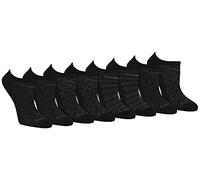 Saucony Rundry Performance - 8 pares de calcetines deportivos superligeros para mujer, talla M, Moda negra (8 pares), M