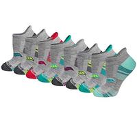 Saucony RunDry Performance Calcetines deportivos para mujer, con lengüeta en el talón, disponibles en tallas S-L (8, 16, 24 pares), Large