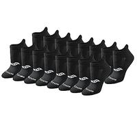 Saucony Multi-Pack Performance Heel Tab Athletic Socks Calcetines, Negro sólido (16 Pares), Shoe Size: 5-10 Mujeres