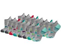Saucony Rundry Performance Heel Tab Athletic Socks, Available in S-l (8, 24 Pairs) Calcetines para Correr, Gris Surtido (16 Pares), M (Pack Mujer