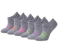 Saucony Rundry Performance Selective Cushion Socks, Available in S-l (6, 12 Pairs) Calcetines, Zapatillas Gris Surtido (6 Pares), M (Pack de 6) Mujeres