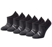 Saucony Rundry Performance Selective Cushion Socks, Available in S-l (6, 12 Pairs) Calcetines, Zapatillas Negras Surtidas (6 Pares), M (Pack de 6) para Mujer