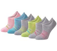 Saucony Rundry Performance Selective Cushion Socks, Available in S-l (6, 12 Pairs) Calcetines, Zapatillas Rosa Surtido (6 Pares), M (Pack de 6) para Mujer