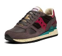 Saucony Shadow Original U, Sneaker Hombre, Grey/Black/Berry, 46 EU