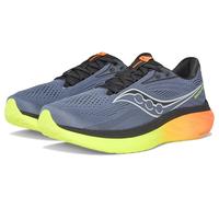 Saucony Tenis de correr Ride 18 para hombre, Shadow/Vizi, 39 EU