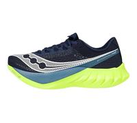 Saucony Tenis Endorphin Pro 4 para Hombre, Azul Marino (Navy/Citron), 42 EU