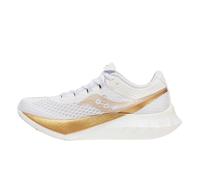 Saucony Tenis Endorphin Pro 4 para Hombre, Blanco/Dorado, 49 EU