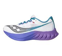 Saucony Tenis Endorphin Pro 4 para Mujer, Blanco (White/Shadow), 46.5 EU