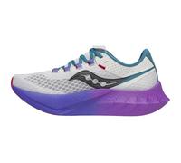 Saucony Tenis Endorphin PRO 4 para mujer, blanco (White/Shadow), 6.5