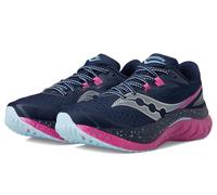 Saucony Tenis Endorphin Speed 4 para Mujer, Azul Marino/Fucsia, 35.5 EU