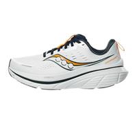 Saucony Tenis Guide 18 para hombre, Blanco/azul marino, 12.5 Wide
