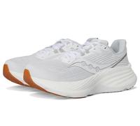 Saucony Tenis Hurricane 24 para hombre, Blanco/Plata, 46.5 EU