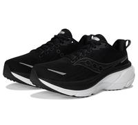 Saucony Tenis Hurricane 25 para hombre, Negro/Blanco, 12 Wide