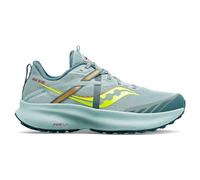 Saucony Tenis Ride 15 Tr Trail Running para mujer, Mineral/Citron, 44.5 EU
