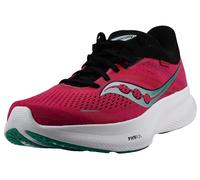 Saucony Tenis Ride 16 para Mujer, Rosa y Negro, 40.5 EU
