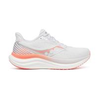 Saucony Tenis Triumph 23 para mujer, Blanco/Wistfu, 38.5 EU
