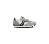 Saucony Tenis Unisex Jazz Double HL para niños, Gris Azul Marino Verde, 33 EU